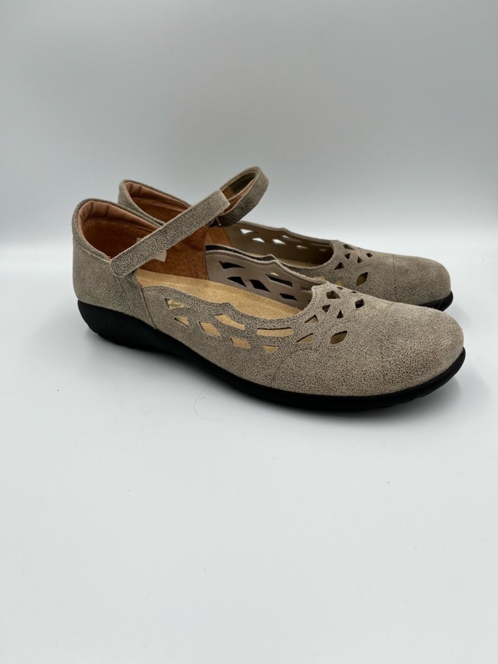 Naot Agathis Speckled Beige Mary Jane Shoes 41/10